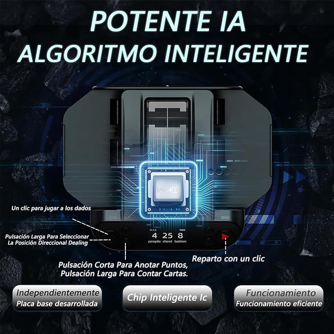 Dealer Automático Distribuidor de Cartas (Tecnologia IA) + Baralho de Brinde